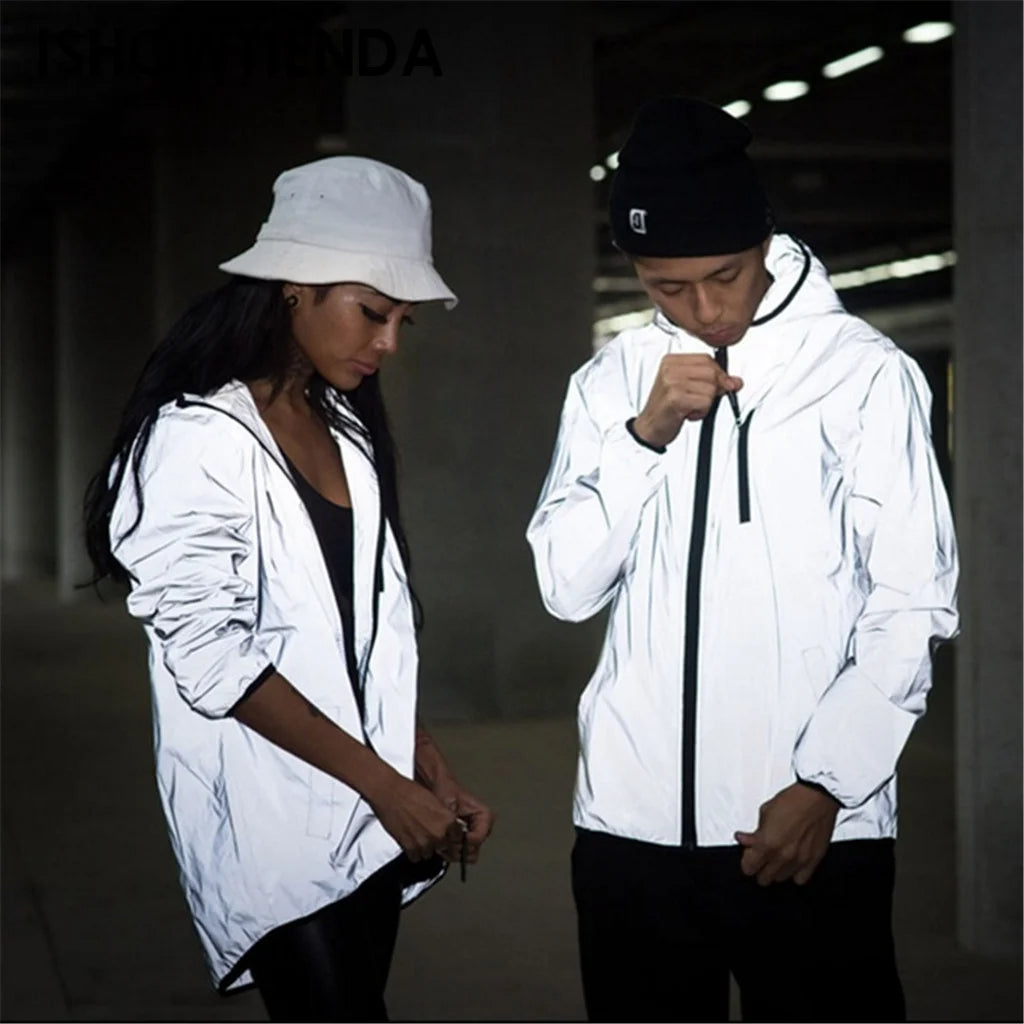 Chromashift Reflective Windbreaker – Daily Wear, Night Runs, Rides & Color-Shifting