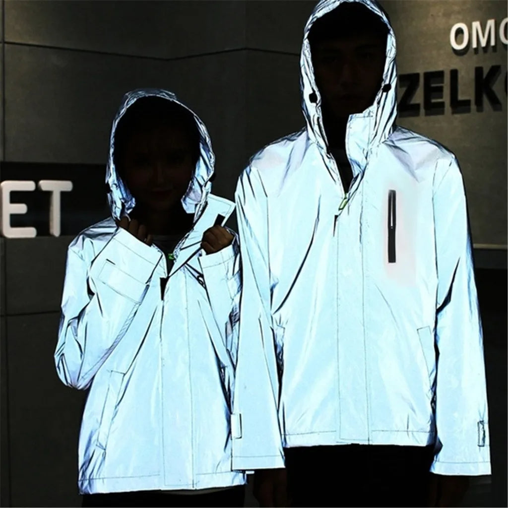 Chromashift Reflective Windbreaker – Daily Wear, Night Runs, Rides & Color-Shifting