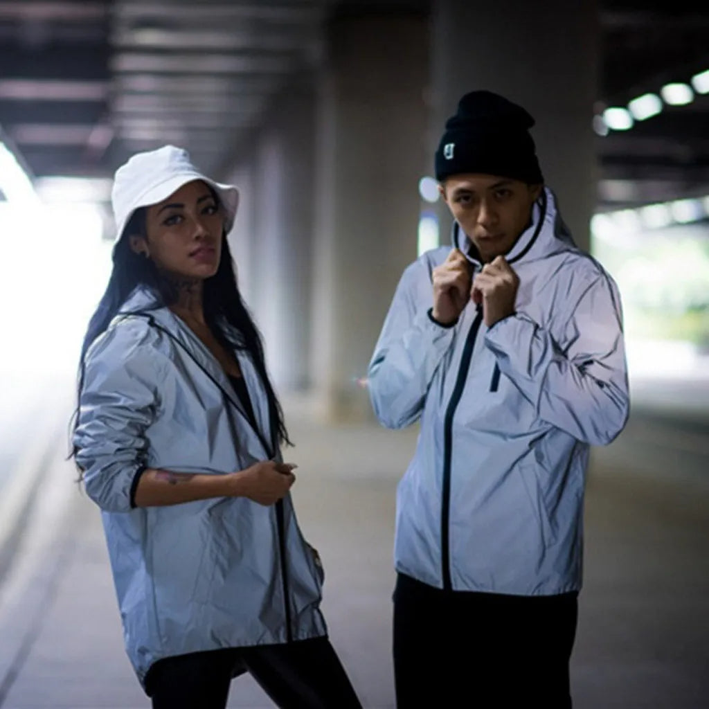 Chromashift Reflective Windbreaker – Daily Wear, Night Runs, Rides & Color-Shifting