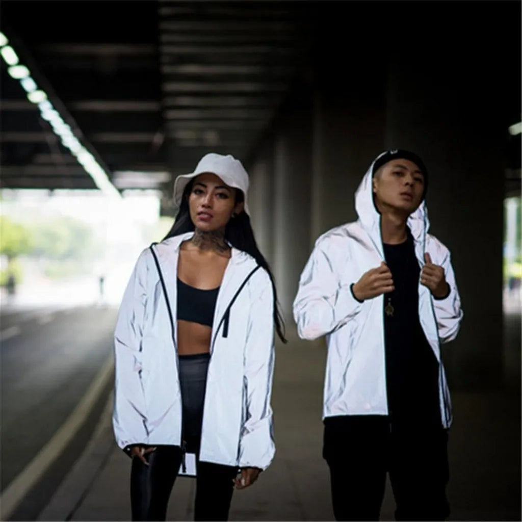 Chromashift Reflective Windbreaker – Daily Wear, Night Runs, Rides & Color-Shifting